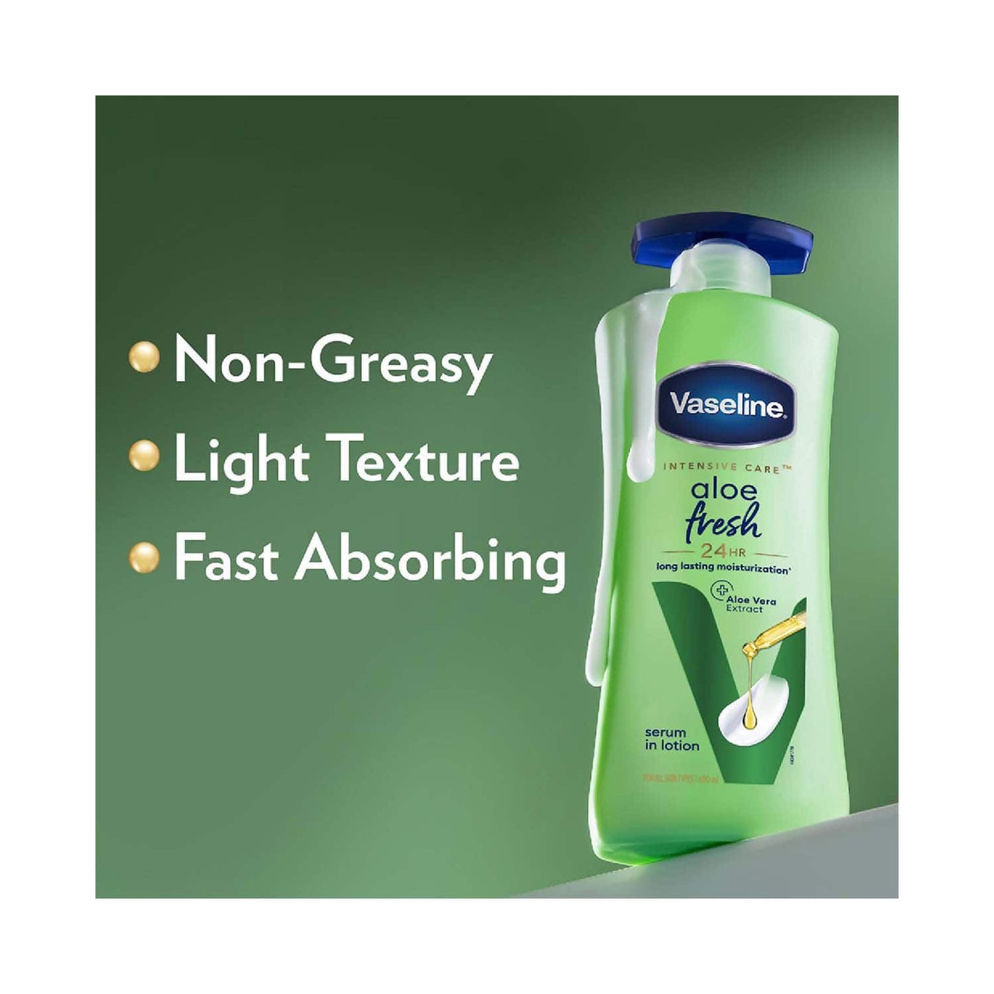 Vaseline Aloe Fresh Body Lotion With Aloe Vera Extract (600 ml)