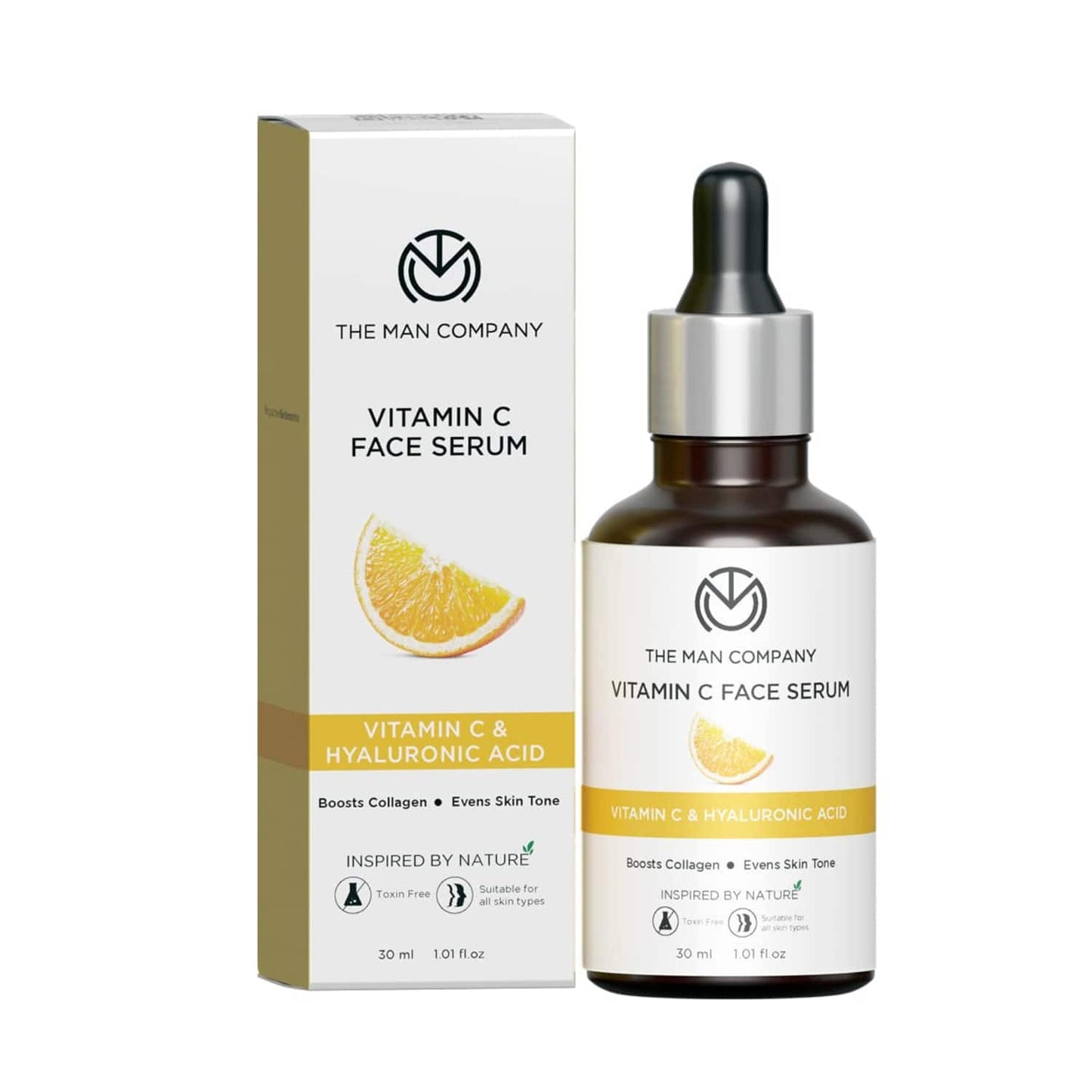 The Man Company 40% Vitamin C Face Serum (30 ml) & Facial Care Kit (4 Pcs) Combo