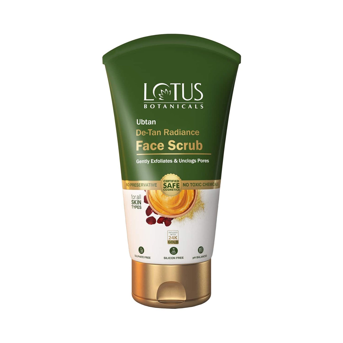 Lotus Botanicals Ubtan De-Tan Radiance Face Scrub (100g)