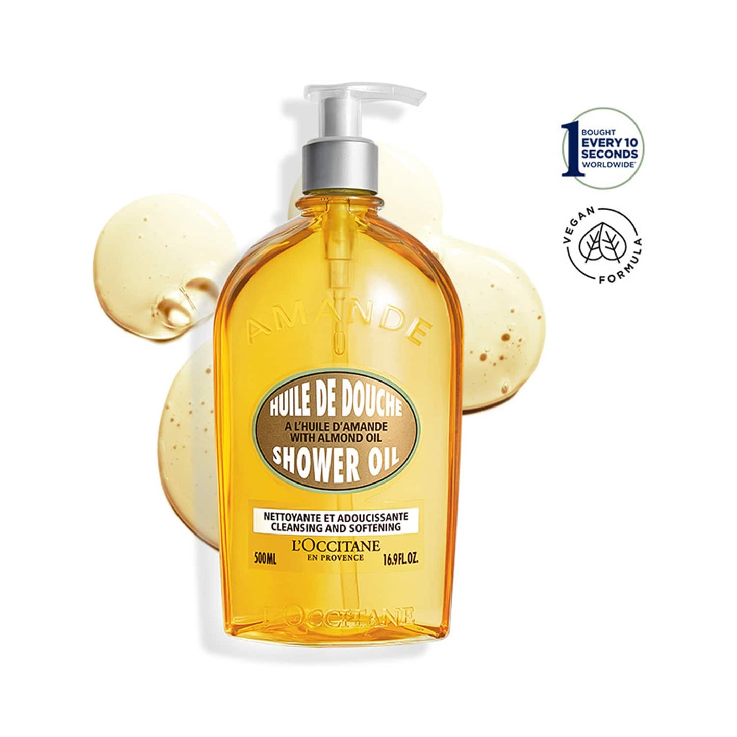 L'occitane Almond Shower Oil - (500ml)