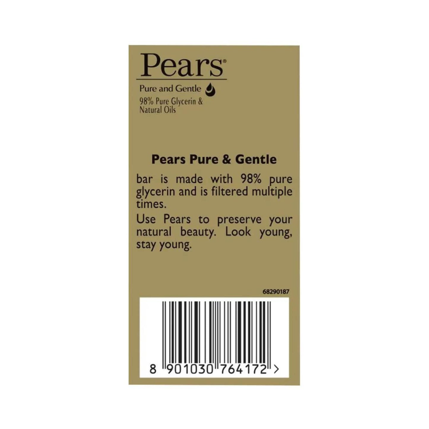 Pears Pure & Gentle Bathing Bar Soap (4Pcs)