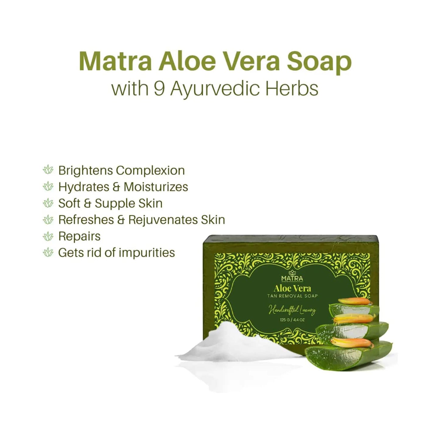 Matra Aloe Vera Handmade Soap (125g)