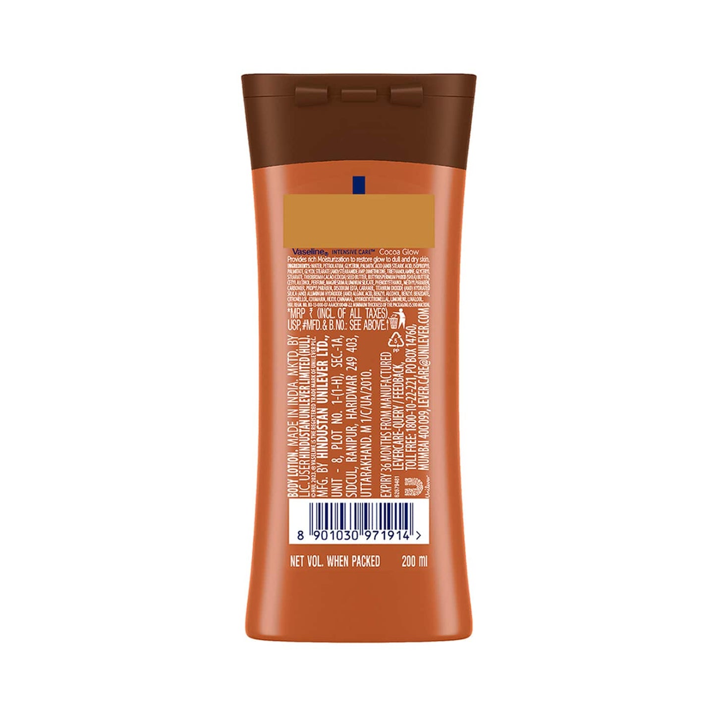 Vaseline Intensive Care Cocoa Glow Body Lotion - (200ml)