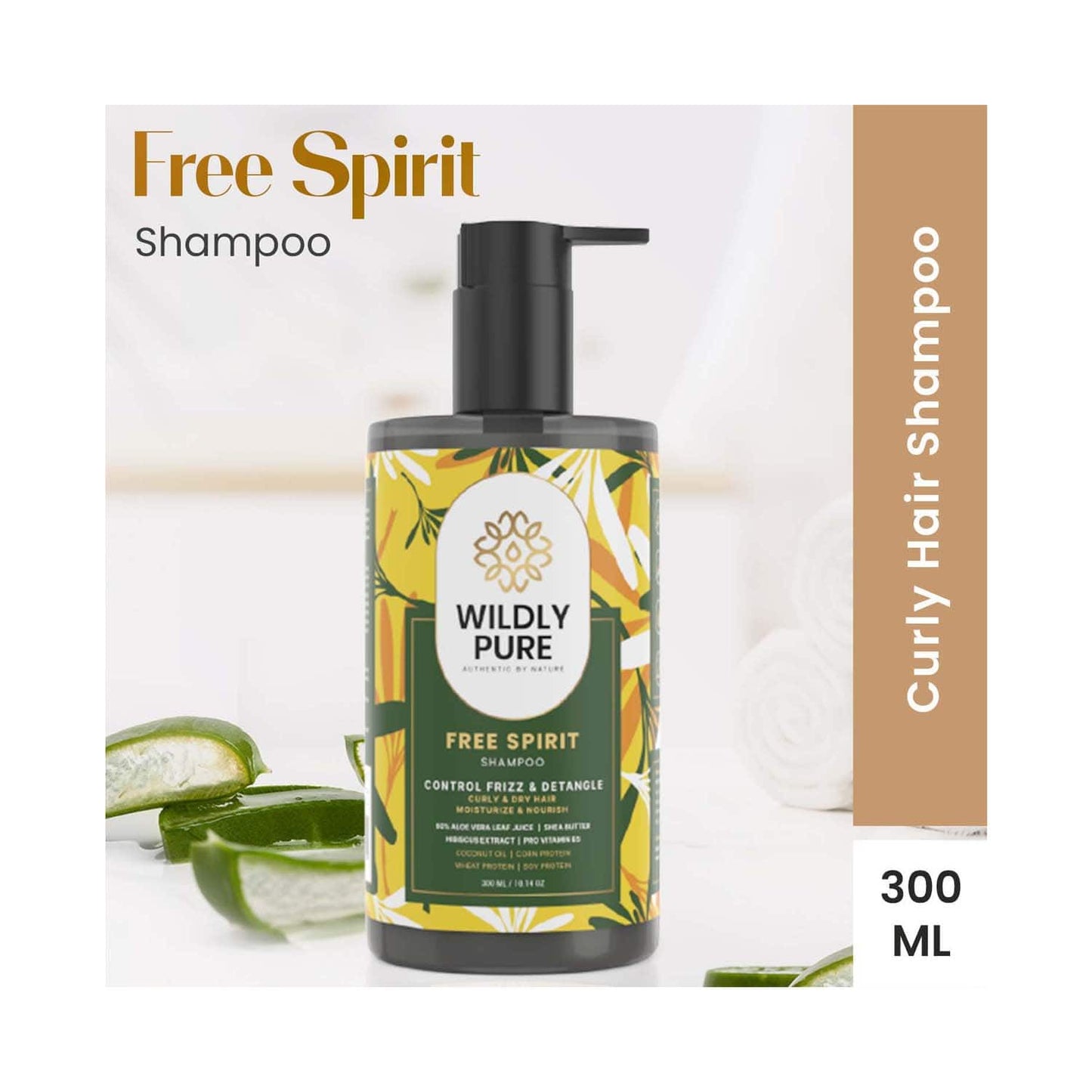 Wildly Pure Free Spirit Curly Shampoo (300ml)