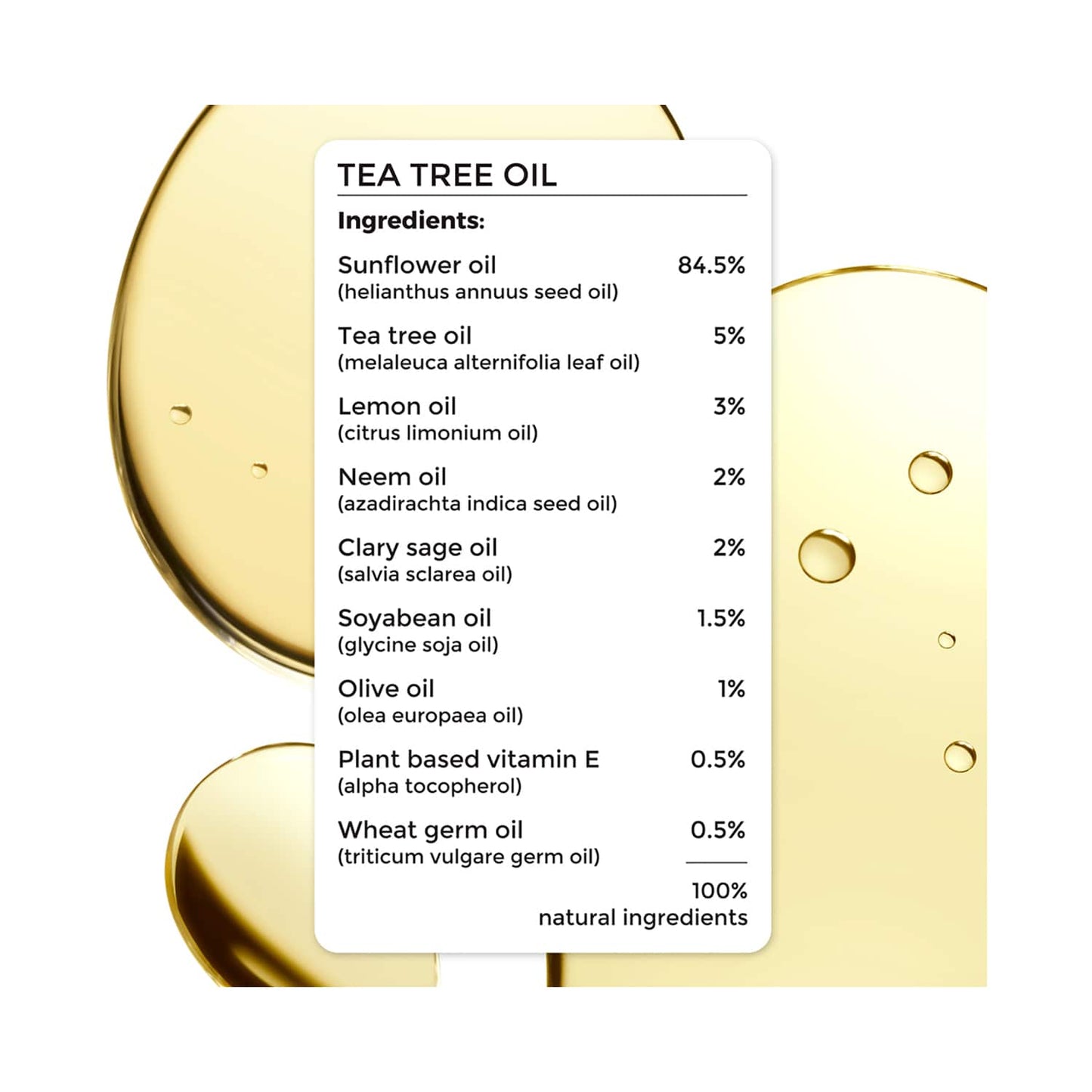 Brillare Tea Tree Oil For Itchy, Flaky, Dandruff Prone Scalp (100ml)