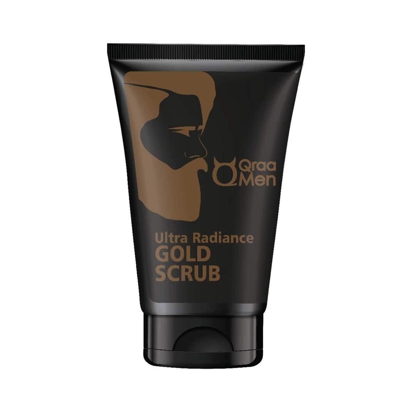 Qraamen Men Ultra Radiance Gold Scrub with 24K Gold Leaves (100 g)