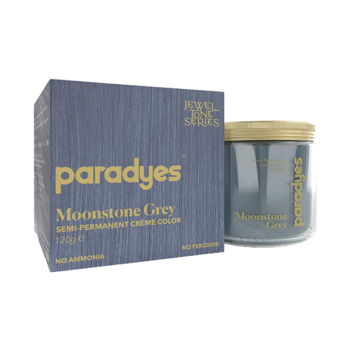 Paradyes Semi-Permanent Classic Hair Color Jar - Moonstone Grey (120g)