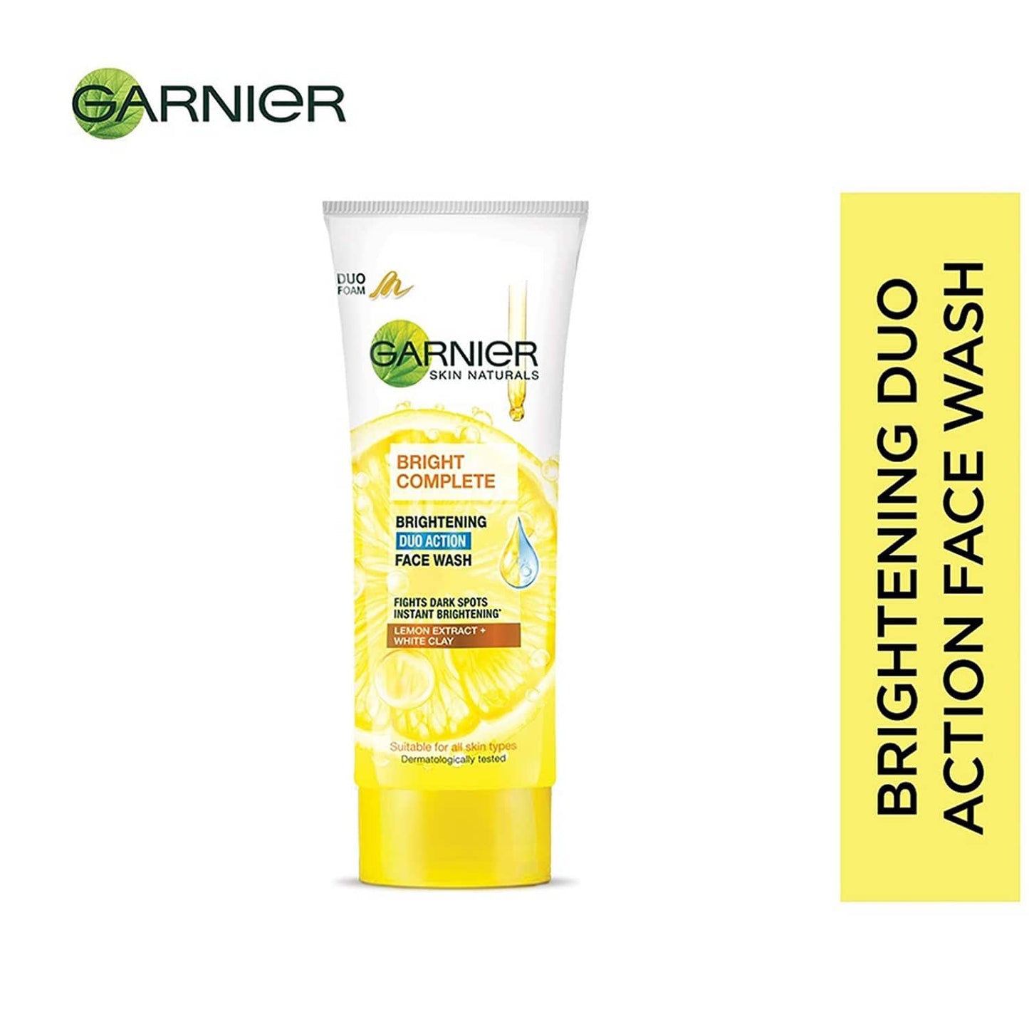 Garnier Bright Complete Brightening Duo Action Face Wash (100g)