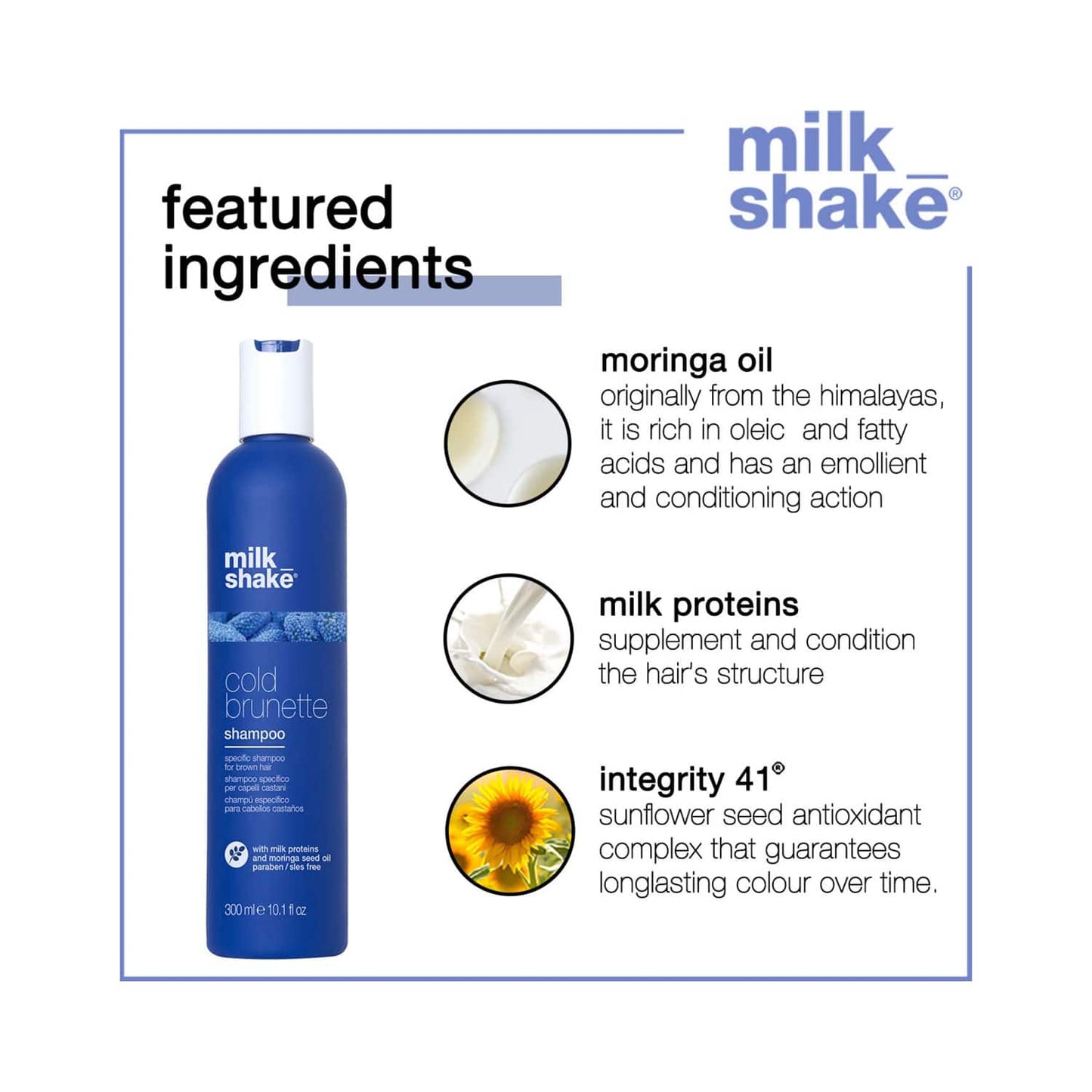 Milk Shake Cold Brunette Shampoo (300ml)