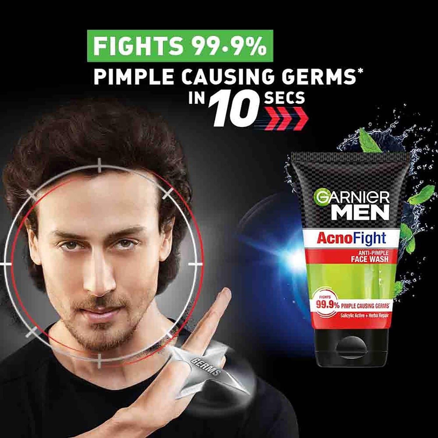 Garnier Men Acno Fight Anti-Pimple Face Wash (100g)