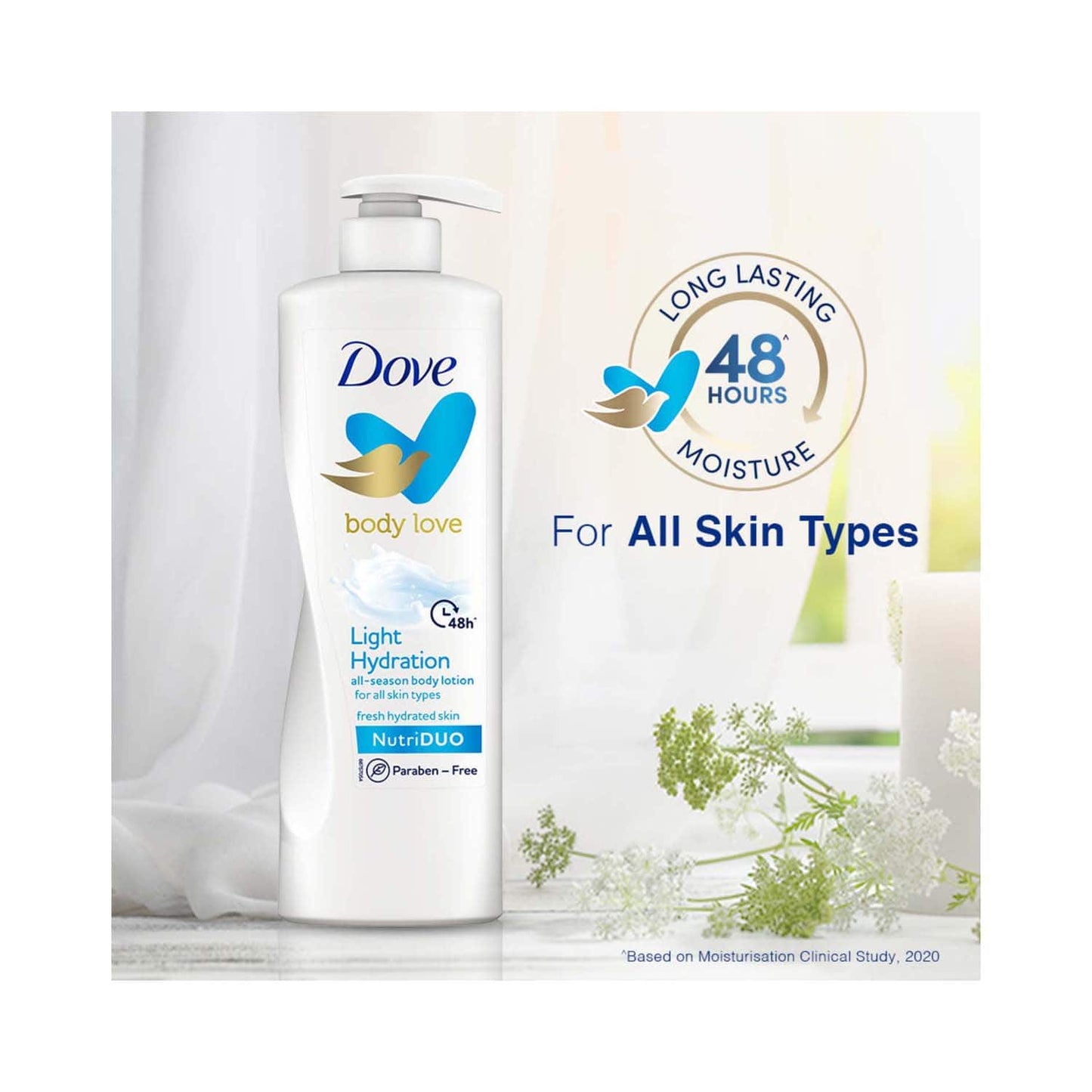 Dove Body Love Light Hydration Body Lotion (400ml)