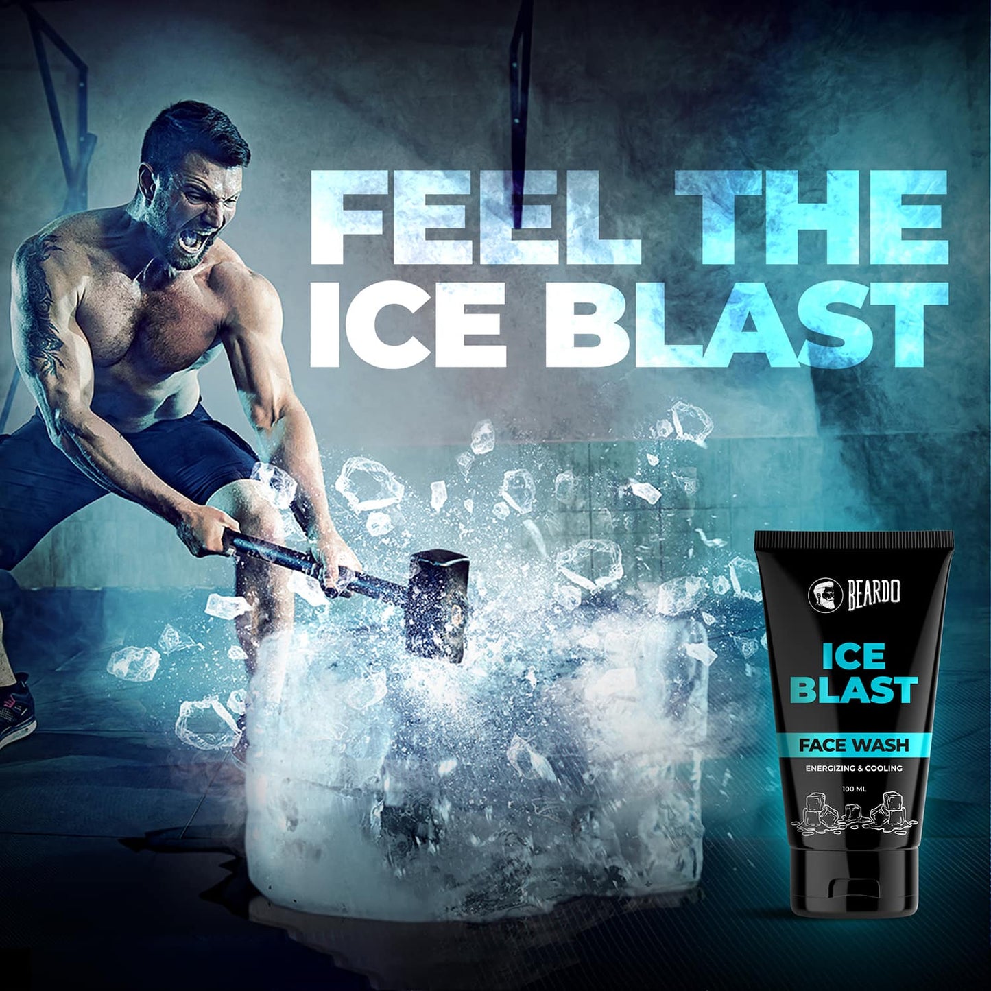 Beardo Ice Blast Face Wash (100ml)