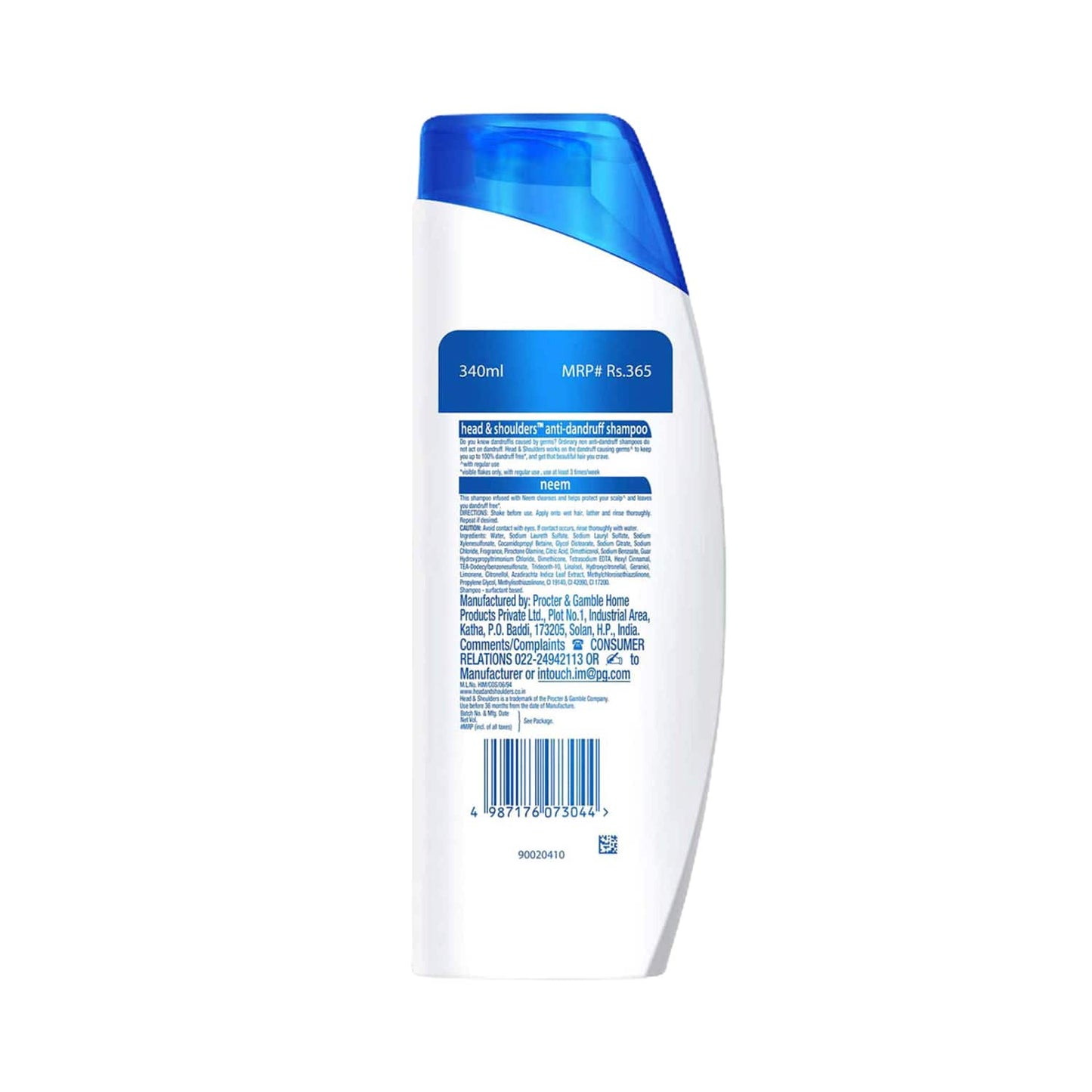 Head & Shoulders Neem Anti Dandruff Shampoo (340ml)