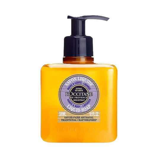 L'occitane Shea Hands & Body Lavender Liquid Soap - (300ml)