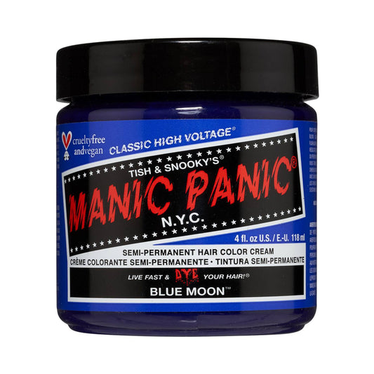 Manic Panic Classic High Voltage Semi Permanent Hair Color Cream - Blue Moon (118ml)