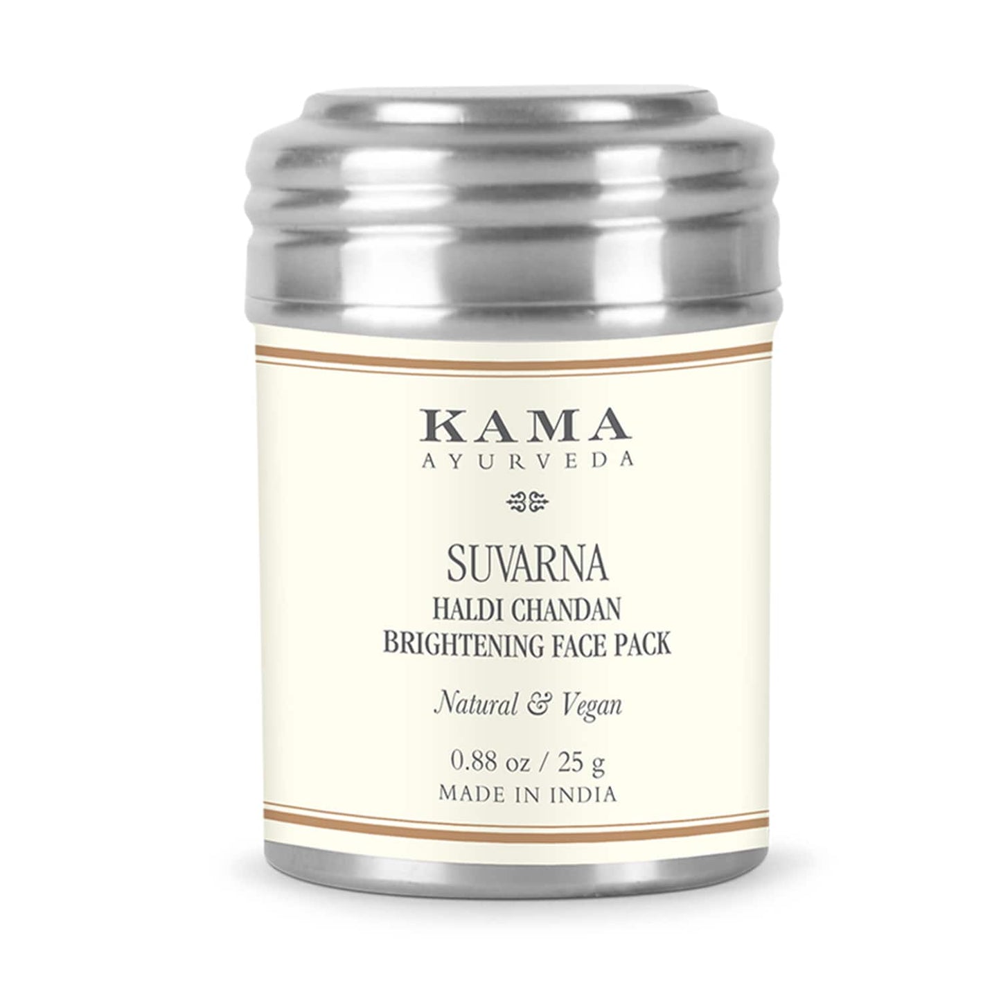 Kama Ayurveda Suvarna Haldi Chandan Bright Face Pack (25g)