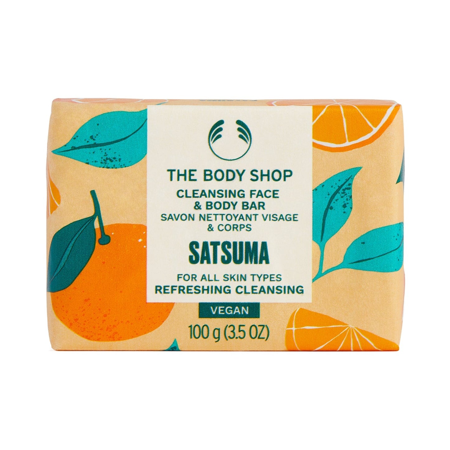 The Body Shop Satsuma Cleansing Face & Body Bar (100 g)