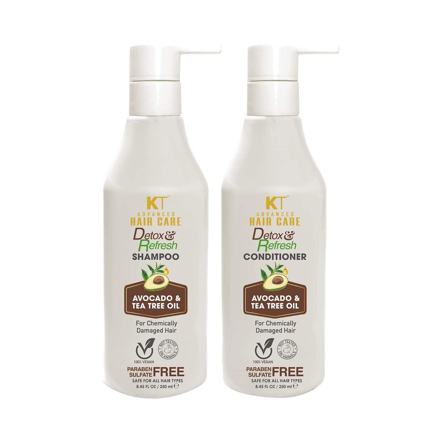 KT Professional Advanced Hair Care Detox & Refresh Conditioner Combo (2Pcs)