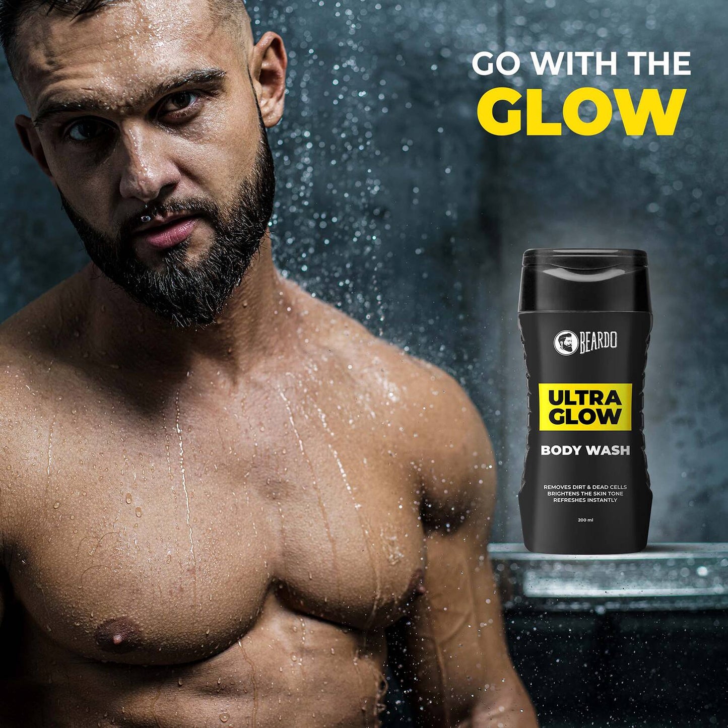 Beardo Ultraglow Body Wash Gel (200ml)