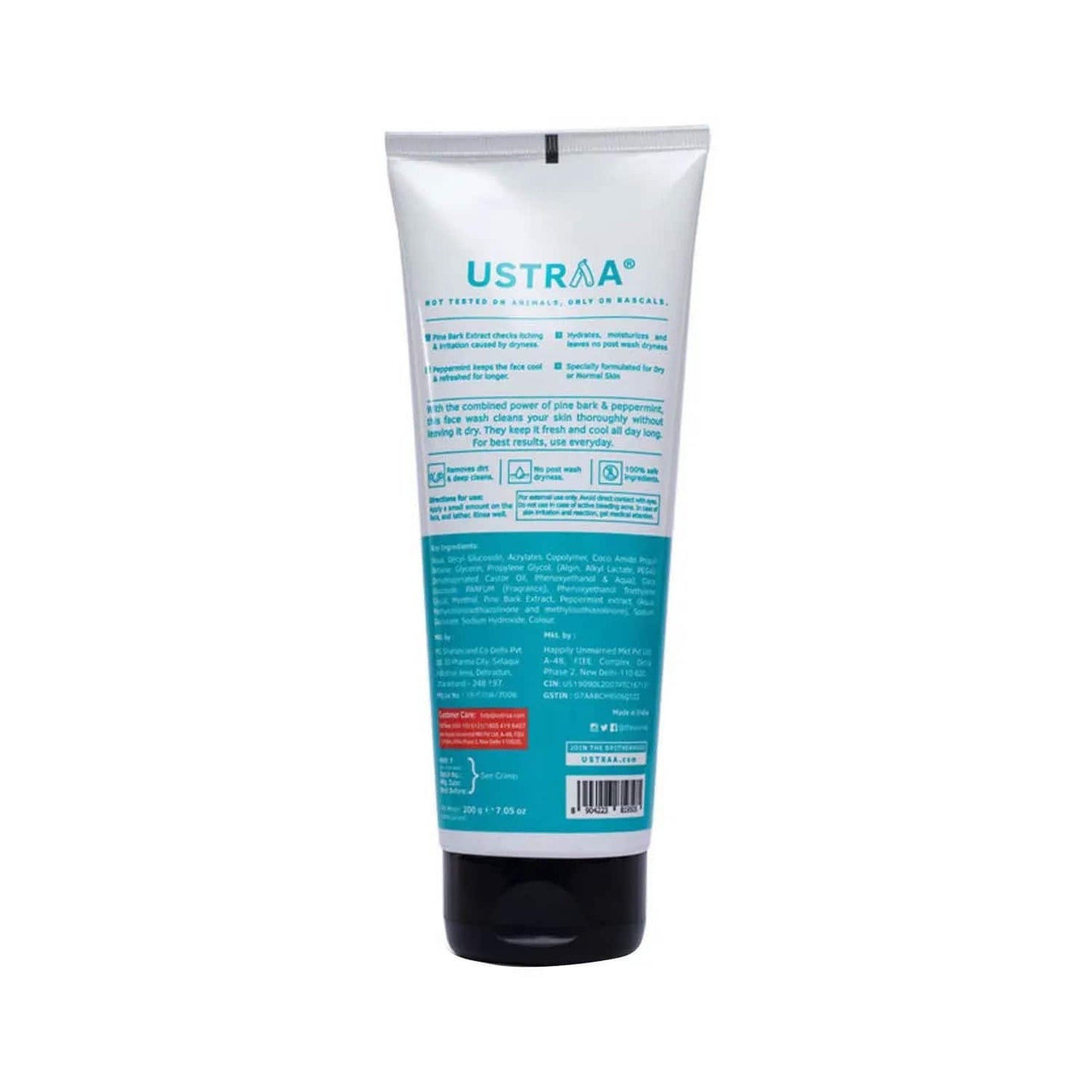 Ustraa Mint Cool Face Wash - (200g)