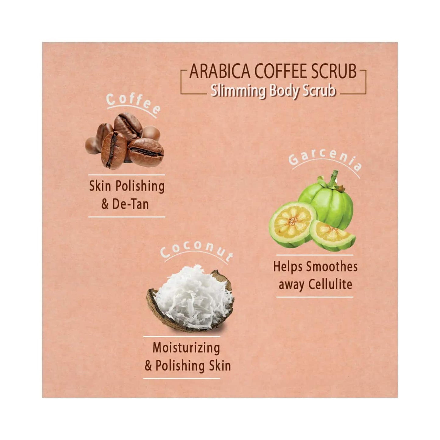 Volamena Arabica Coffee Slimming Body Scrub (200ml)