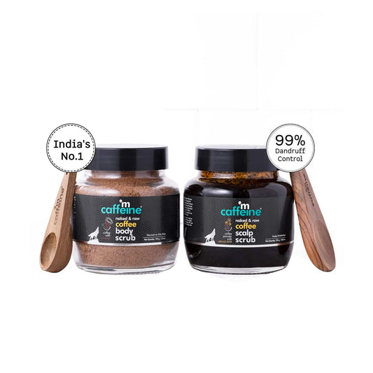 mCaffeine Coffee Hero Scrubs Combo (2Pcs)