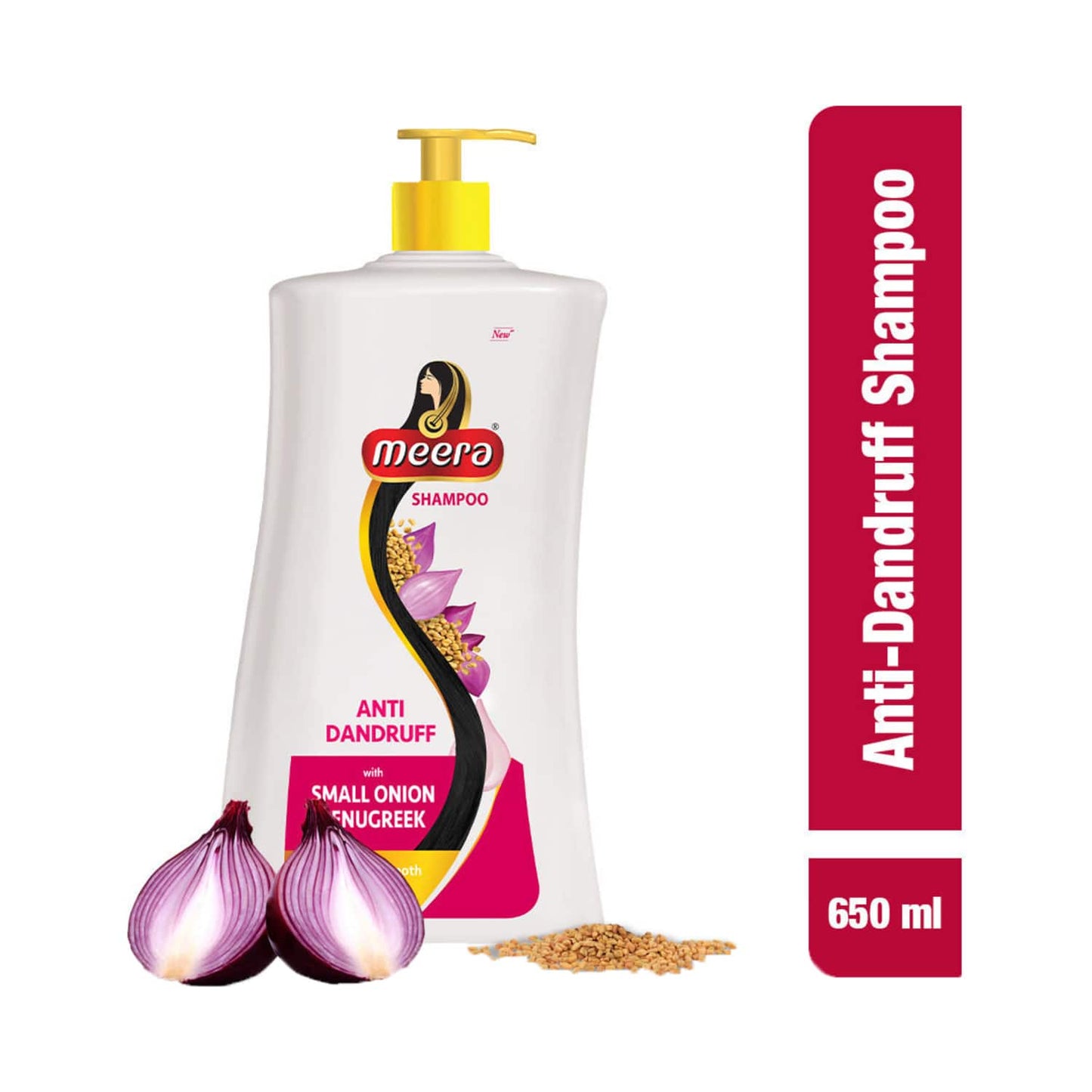 Meera Anti Dandruff Shampoo (650ml)