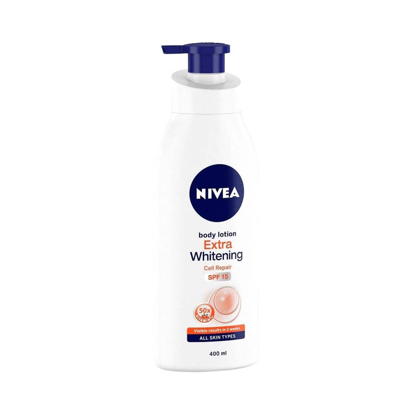 Nivea Extra Whitening Cell Repair Body Lotion SPF 15 (400ml)