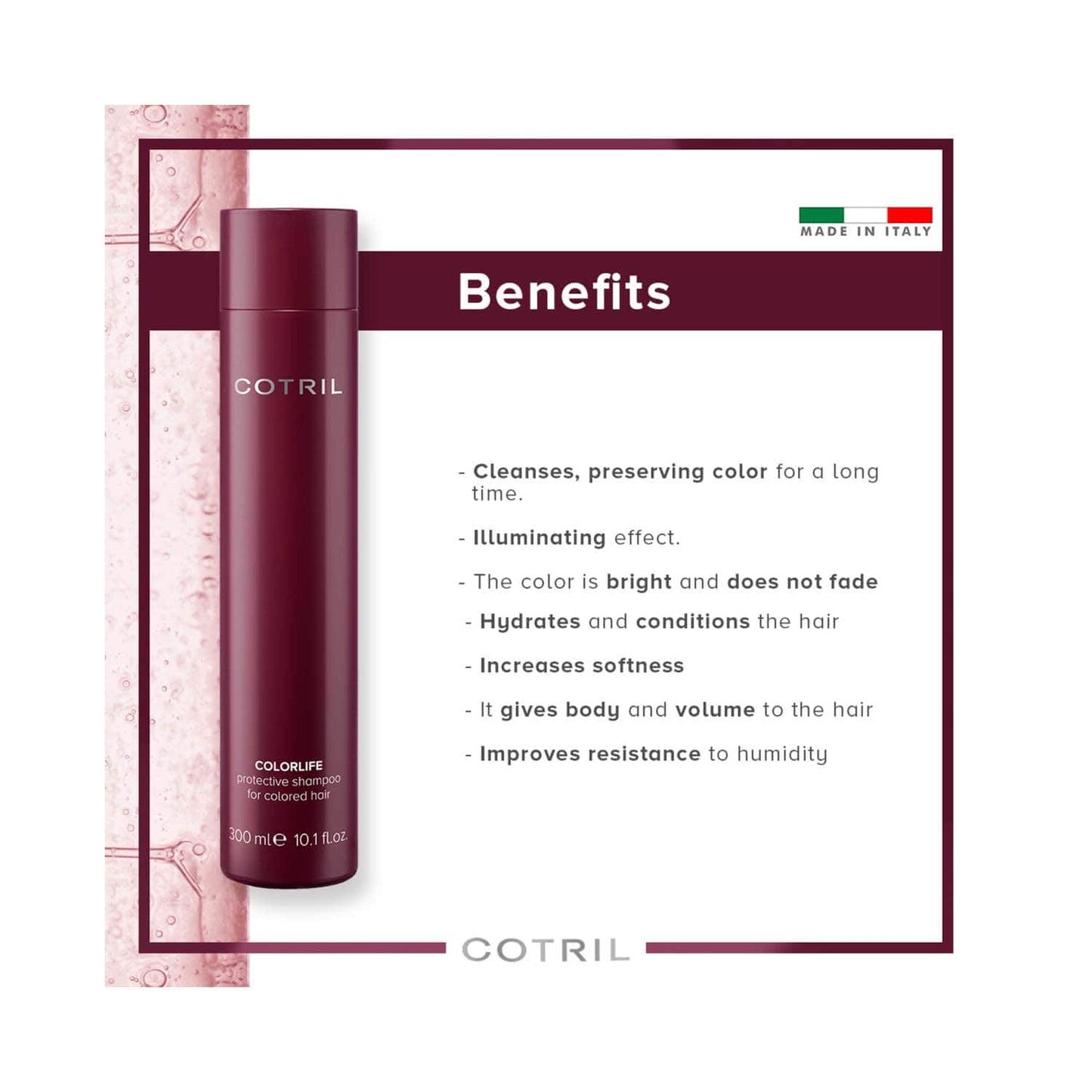 COTRIL Colorlife Protective Shampoo For Colored Hair (300 ml)